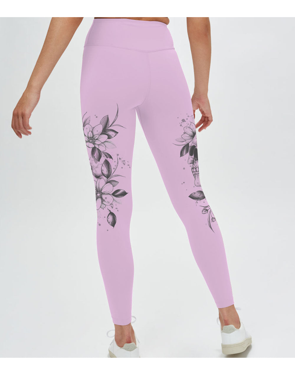 Warning This Tattooed Girl Skull All Over Print 3 Leggings