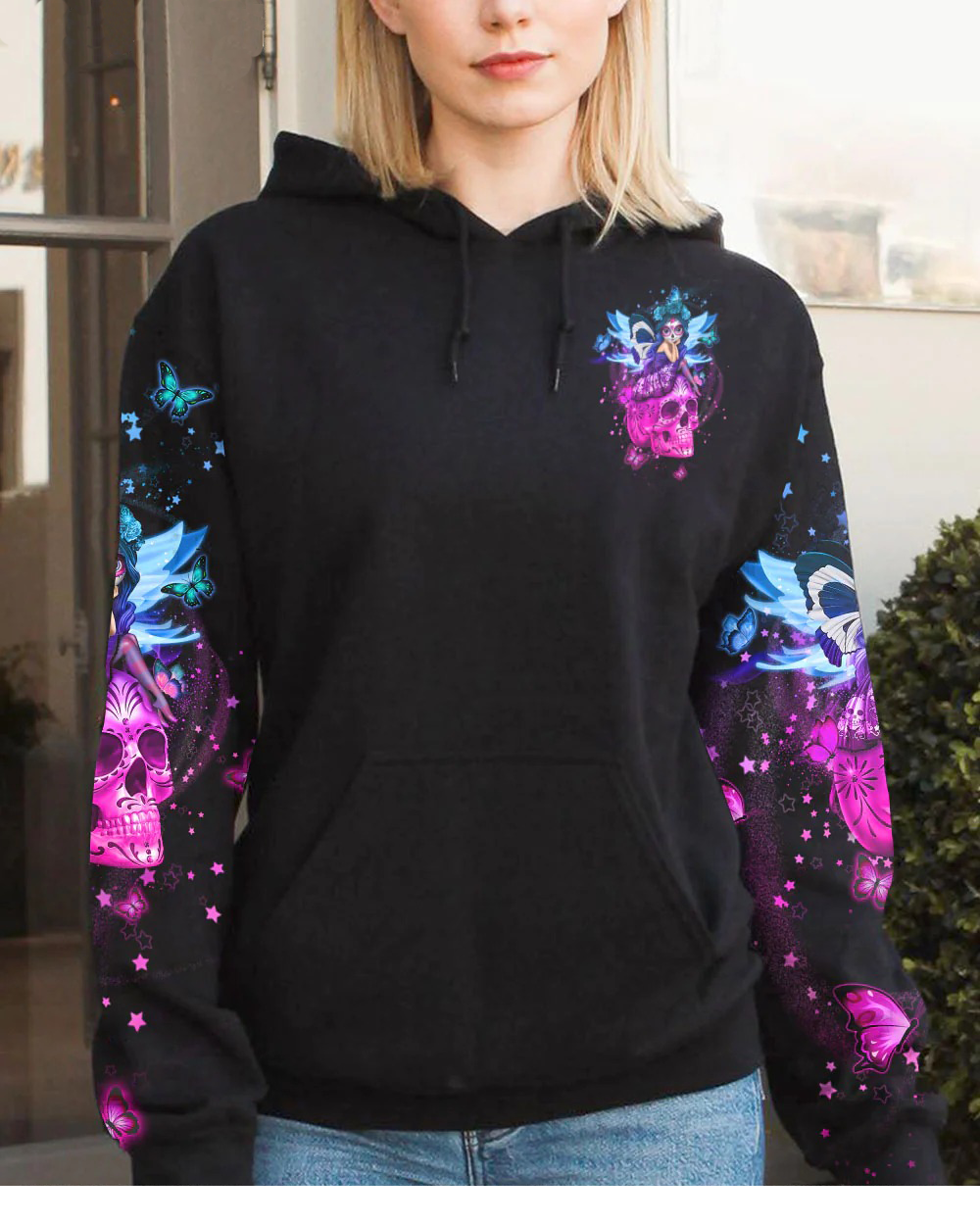 In My Next Time I Want To Be The Karma Fairy Sugar Skull Hoodie