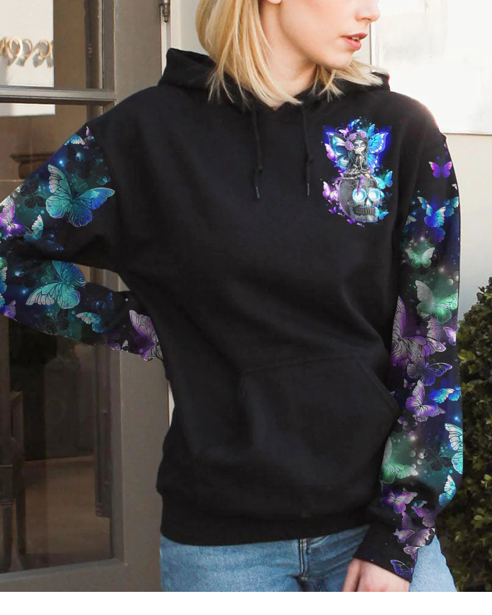 My Next Time I Want To Be The Karma Fairy Skull Hoodie