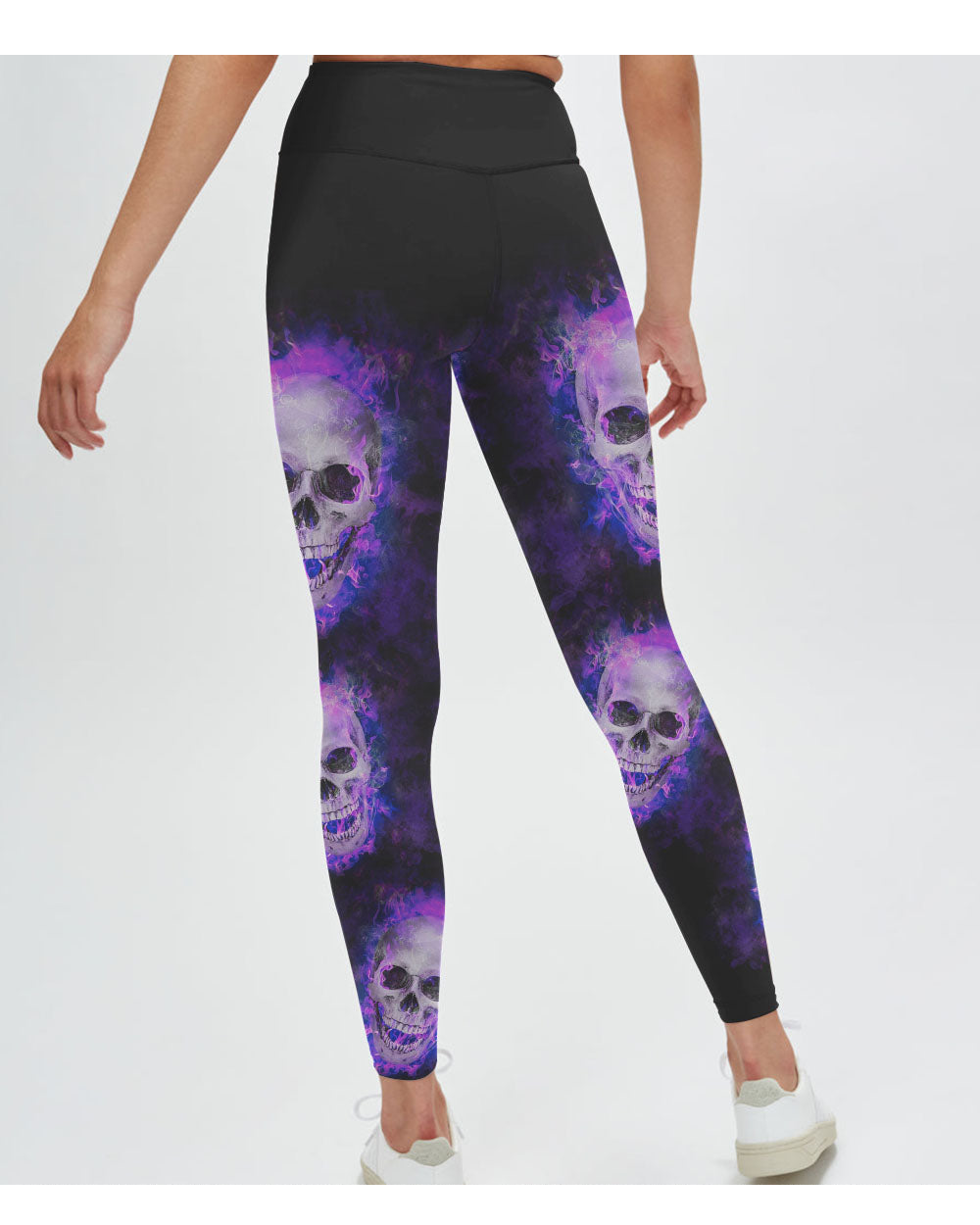 Don't Try To Figure Me Out Skull Leggings