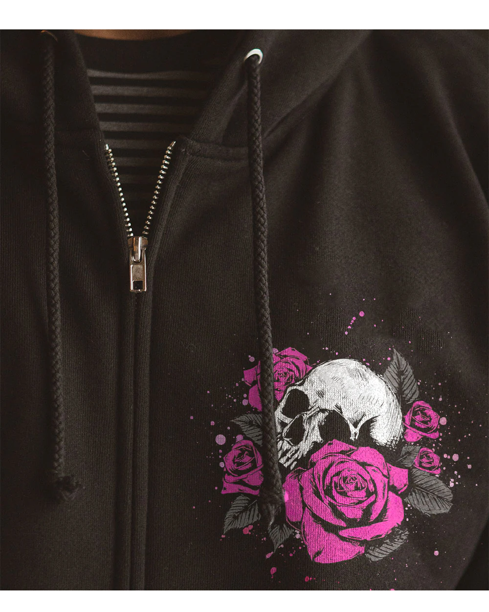 I'm A B Don't Try Me Skull Roses Hoodie