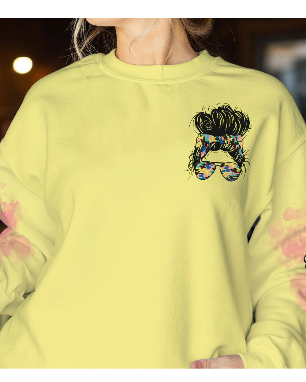 Next Time My Name Comes Out Of Your Mouth Yellow Skull Sweatshirt