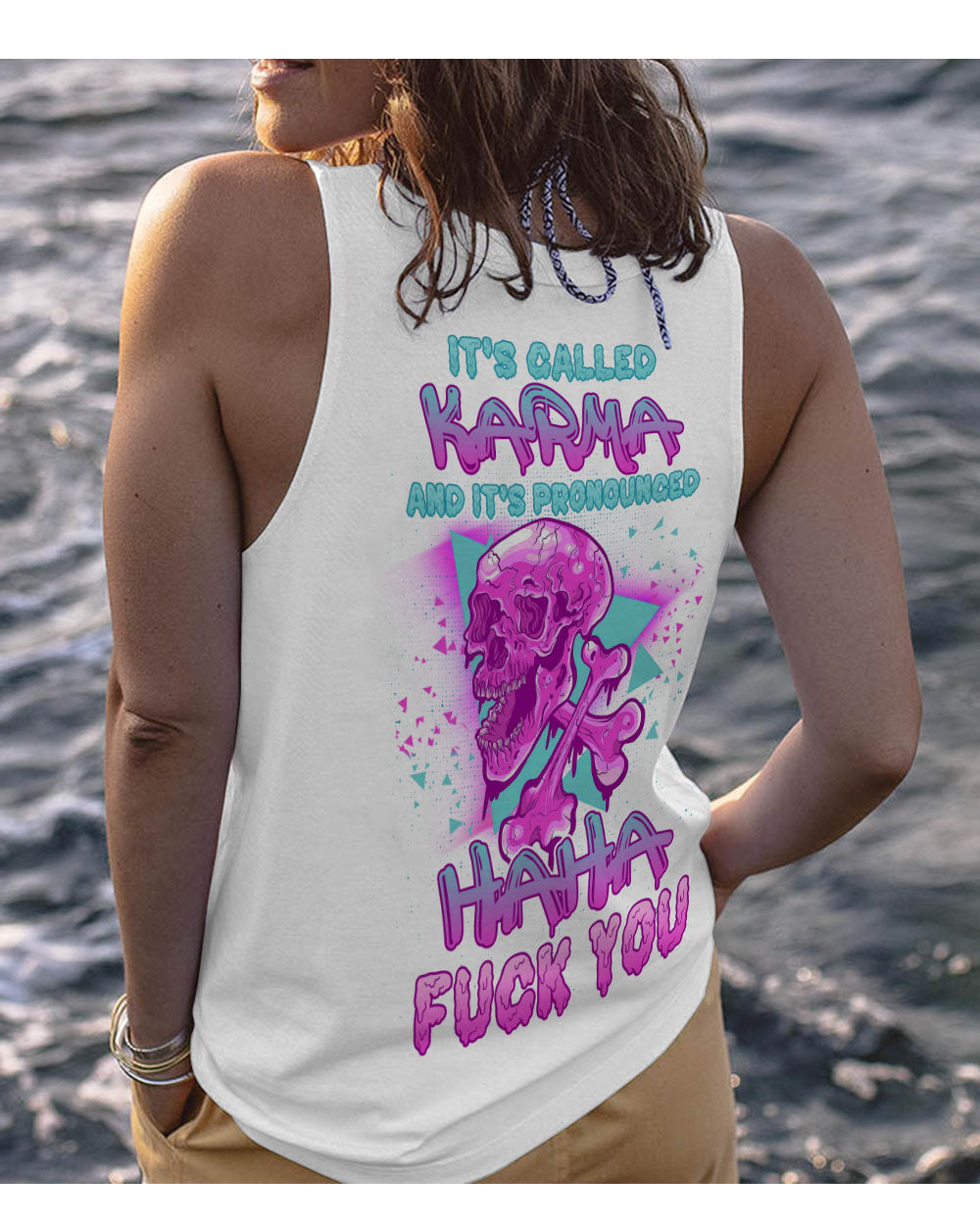 It's Called Karma Skull Tank Top