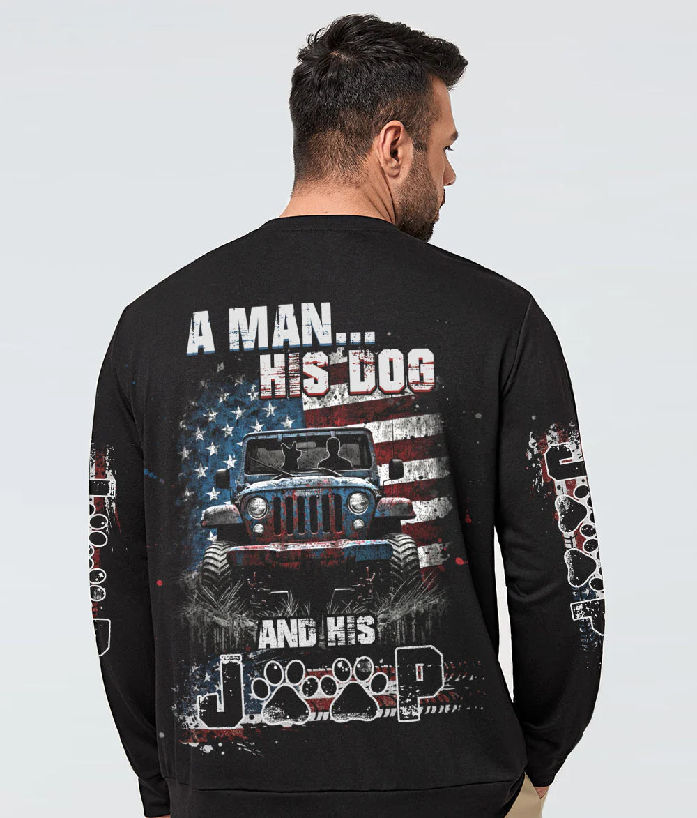 a-man-his-dog-and-his-jeep-paw-dog-sweatshirt