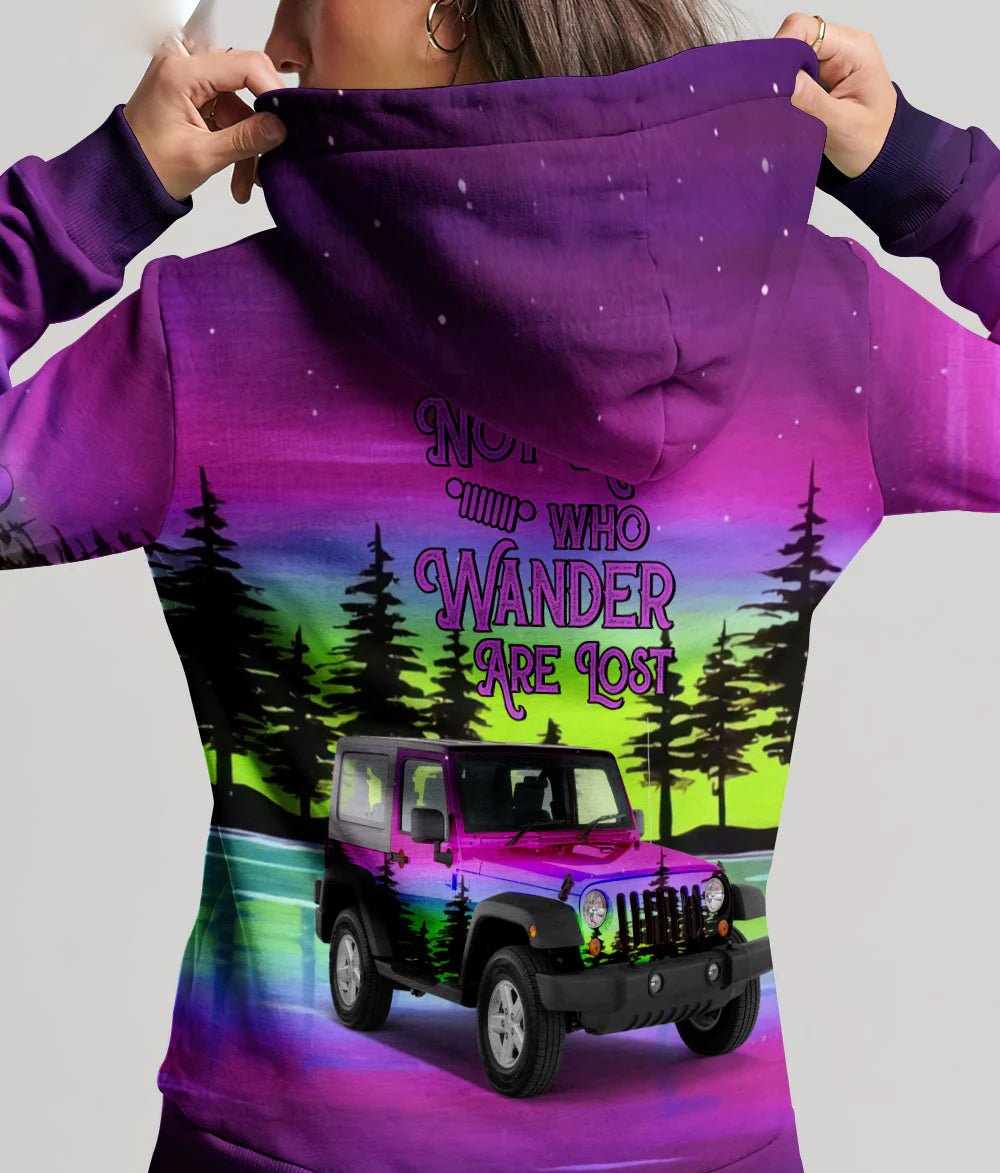 retro-jeep-not-all-who-wander-are-lost-forest-purple-hoodie