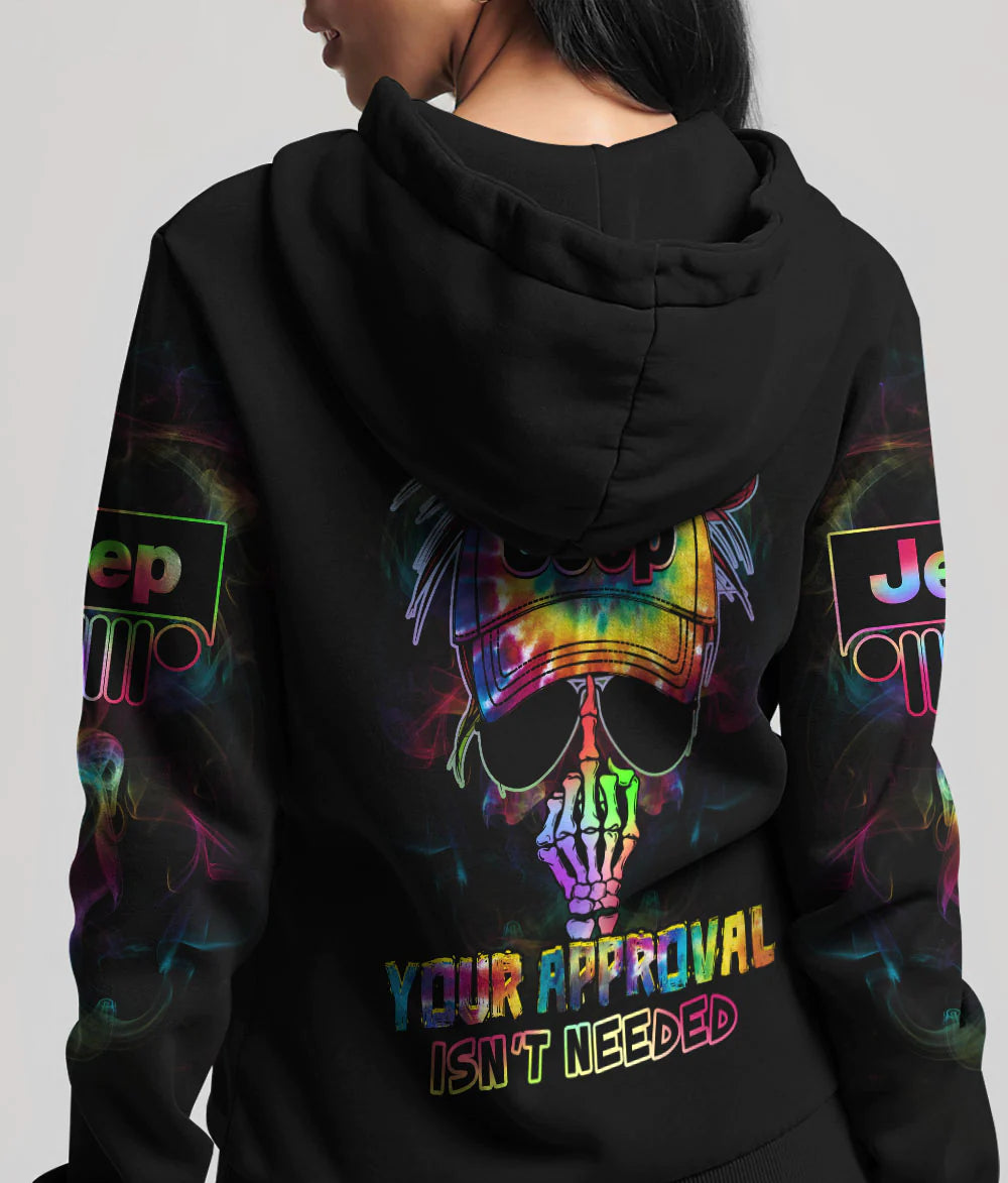 neon-jeep-girl-i-am-who-i-am-hoodie