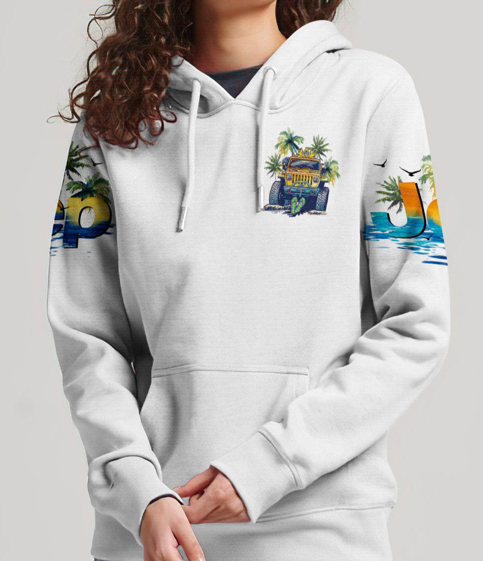 Flip Flops Jeep Funny Duck Ocean Kinda Girl Hoodie