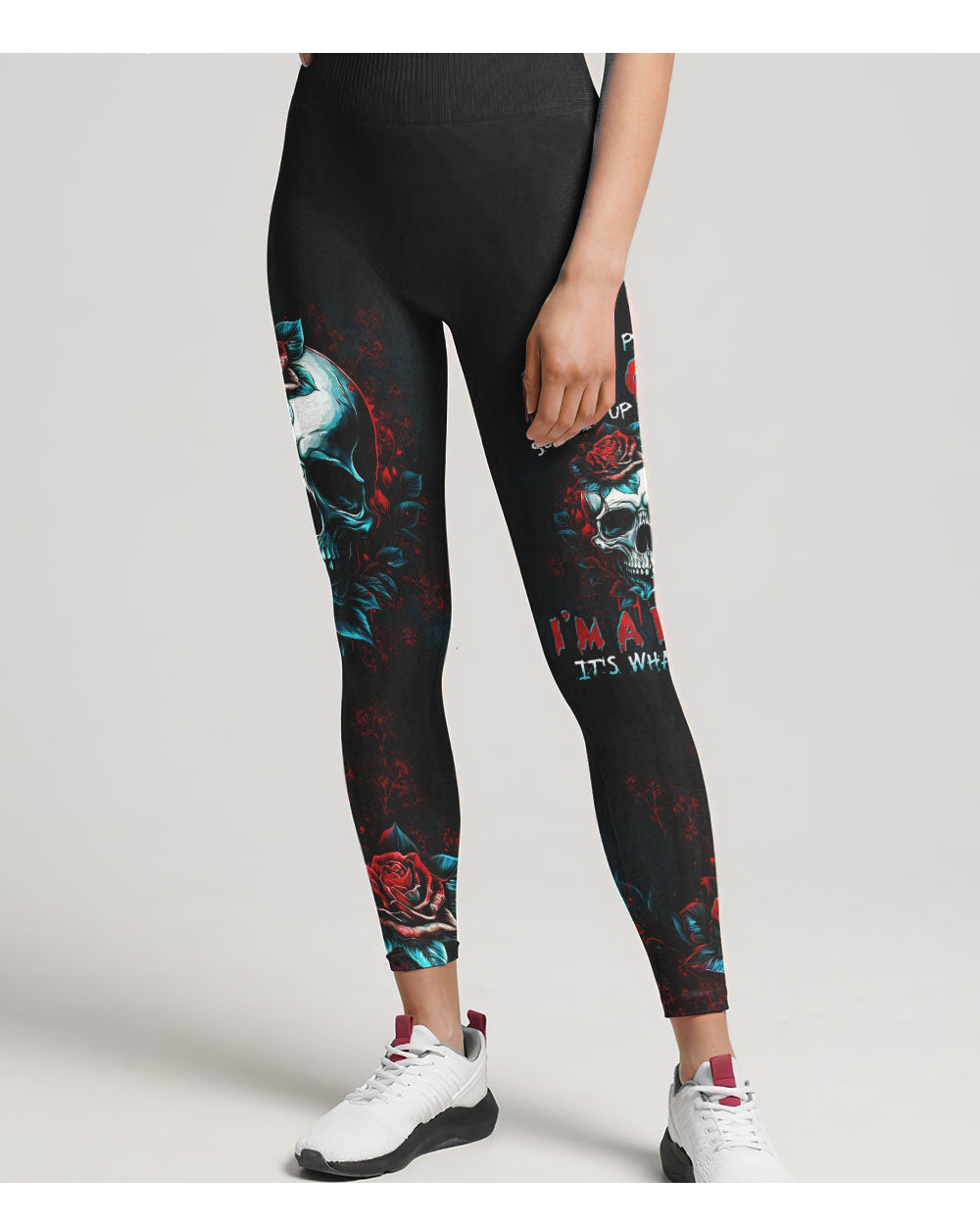 Oh I Pissed You Of Skull Black Leggings