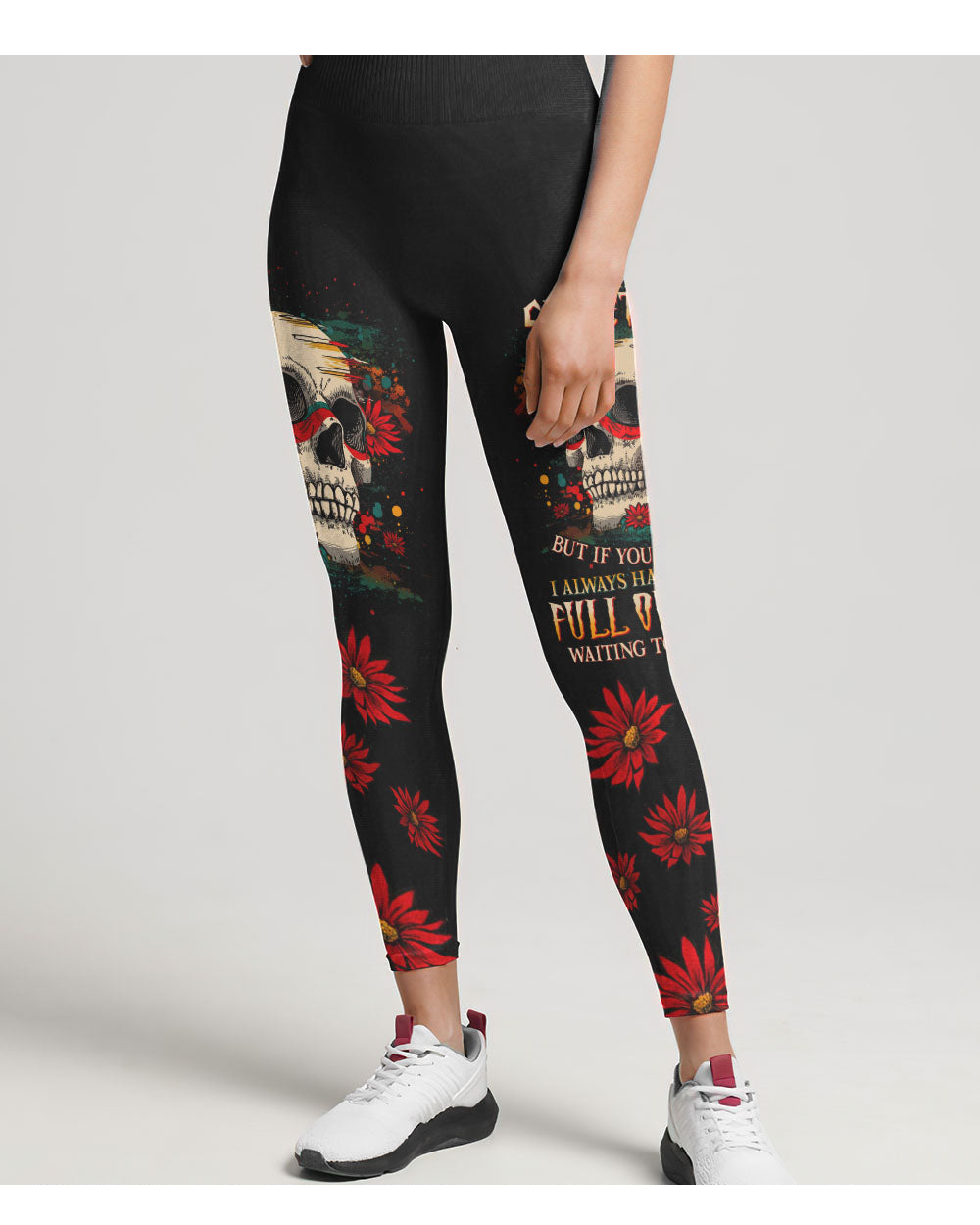 I Am A Sweet Girl Skull Colorful Leggings