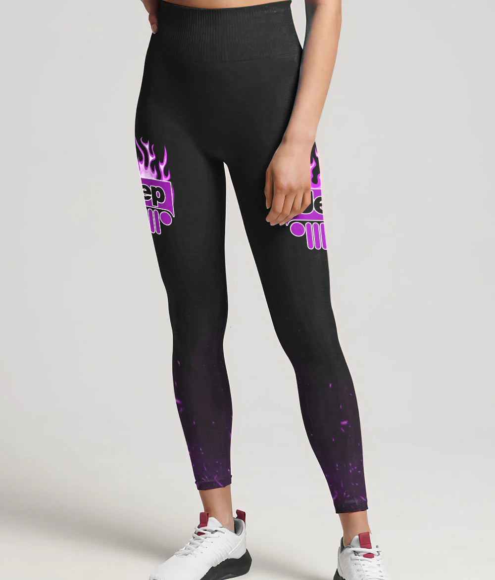 purple-fire-jeep-girl-i-am-who-i-am-leggings