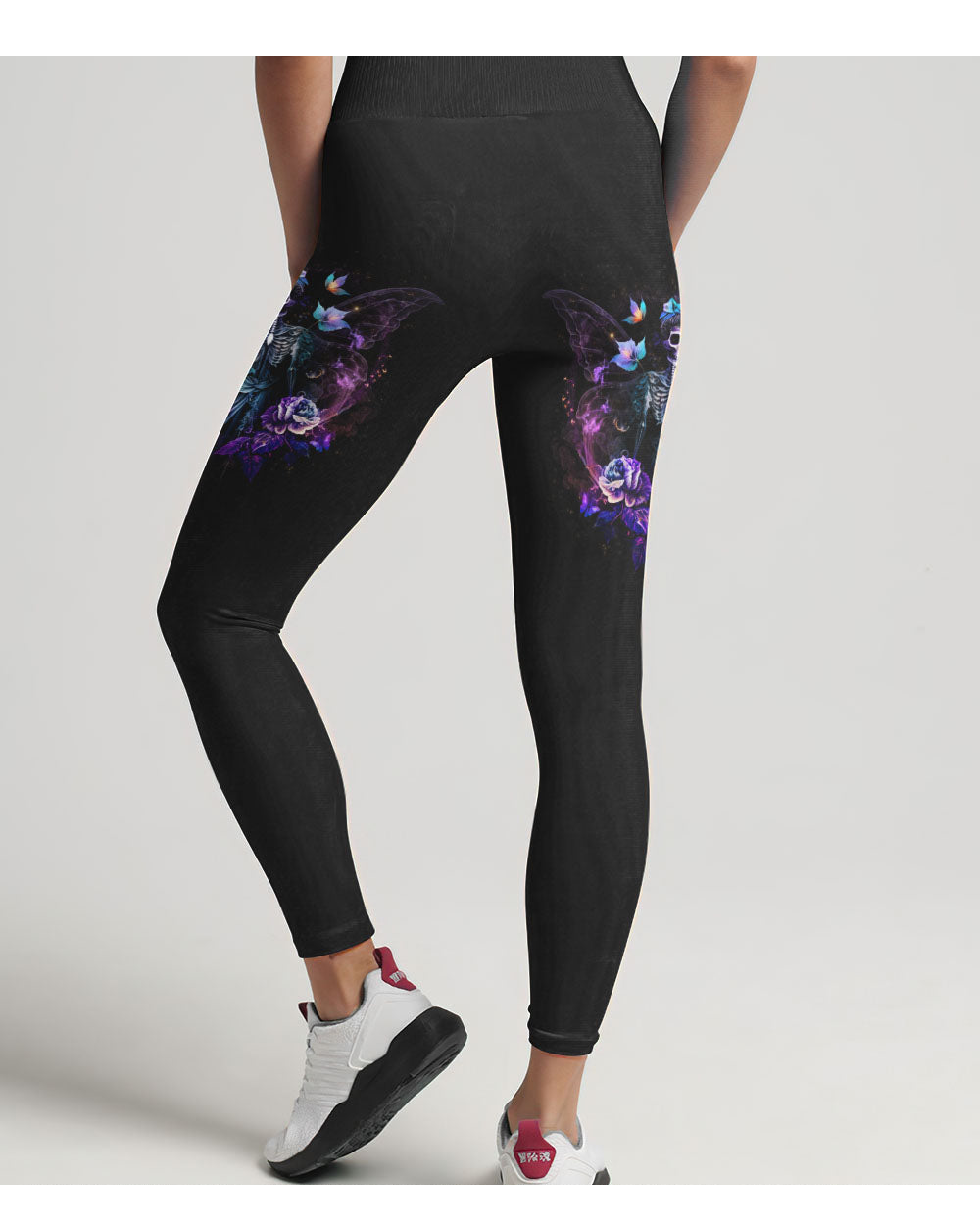 In My Next Life I Want To Be Karma Fairy Skull Leggings