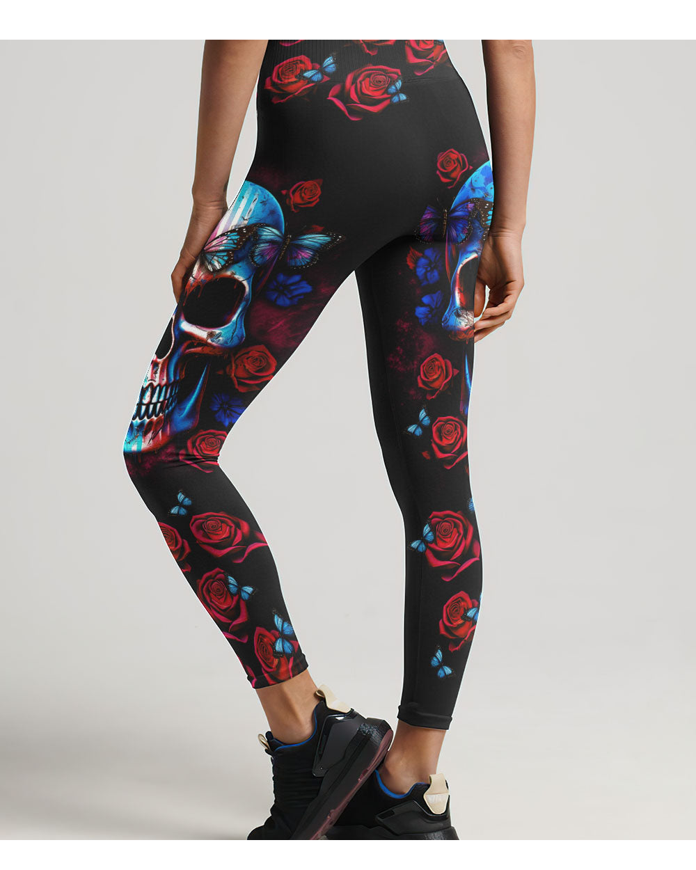 There Is No Need To Repeat Yourself Skull Leggings