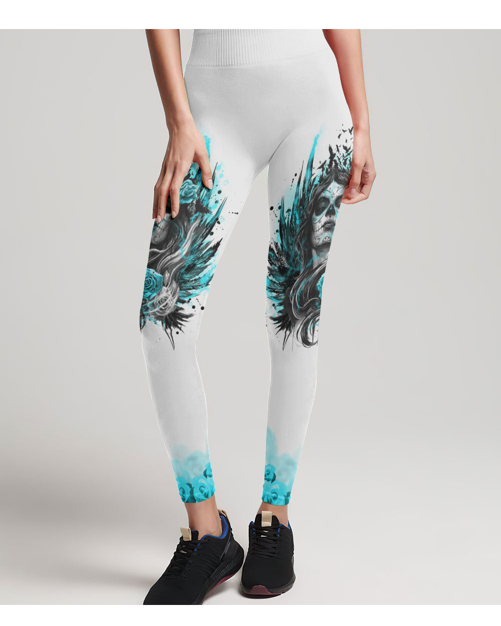 I Am The Storm Sugar Skull Leggings