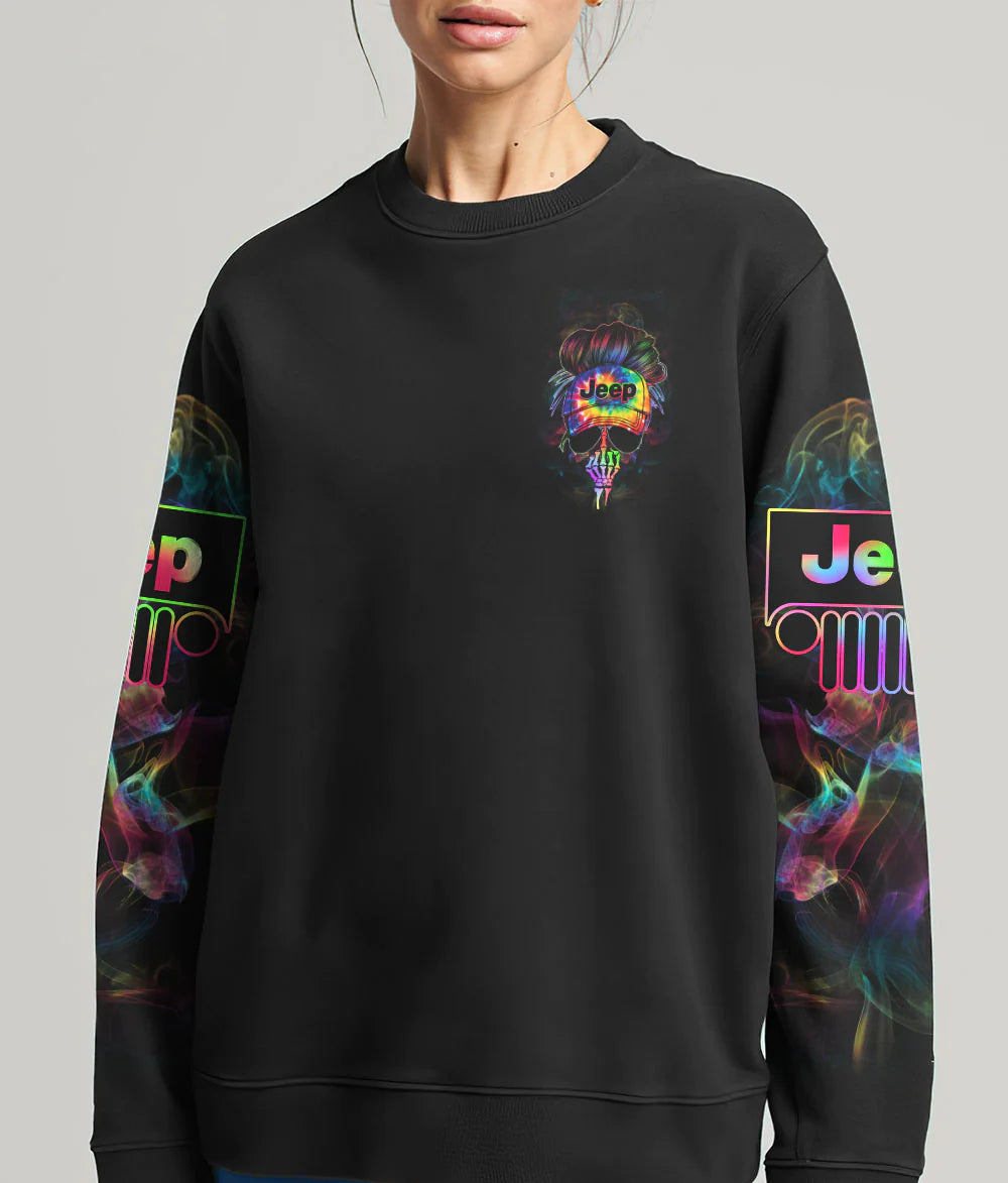 neon-jeep-girl-i-am-who-i-am-sweatshirt