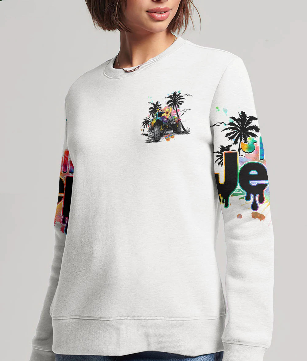 flip-flops-funny-duck-jeep-ocean-kinda-girl-colorful-sweatshirt