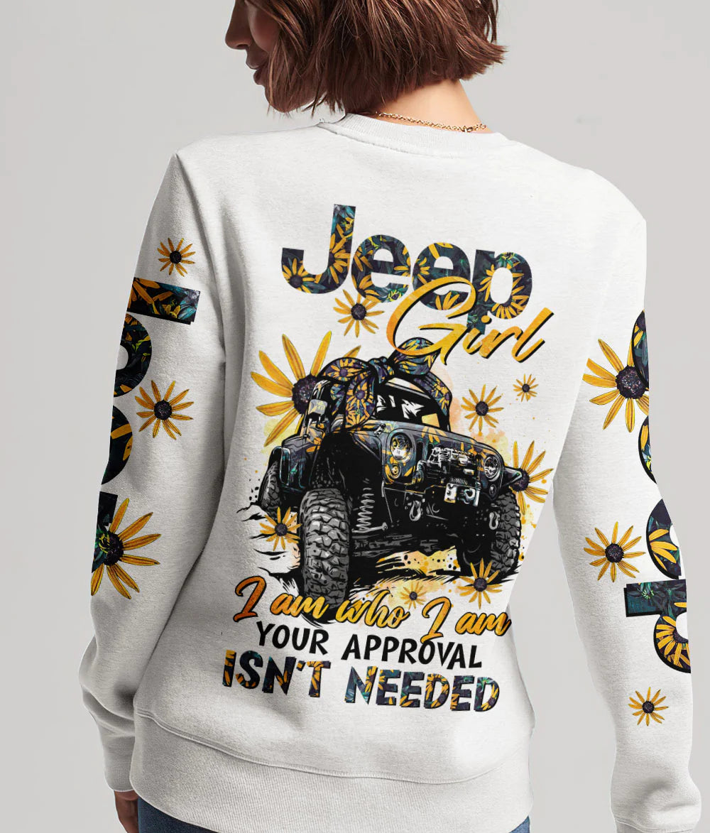 jeep-girl-i-am-who-i-am-daisy-sweatshirt