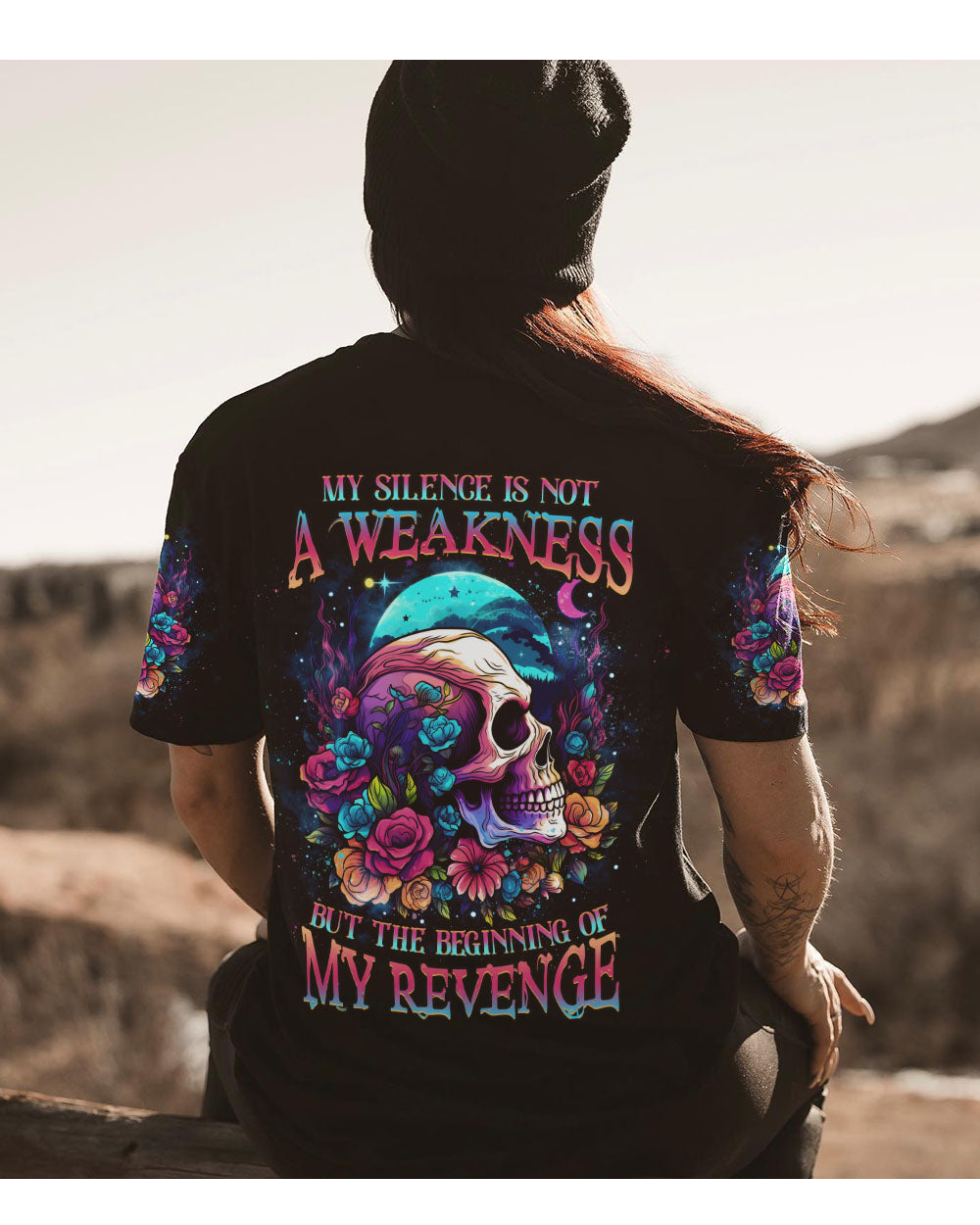 My Silence Is Not A Weakness Skull T Shirt