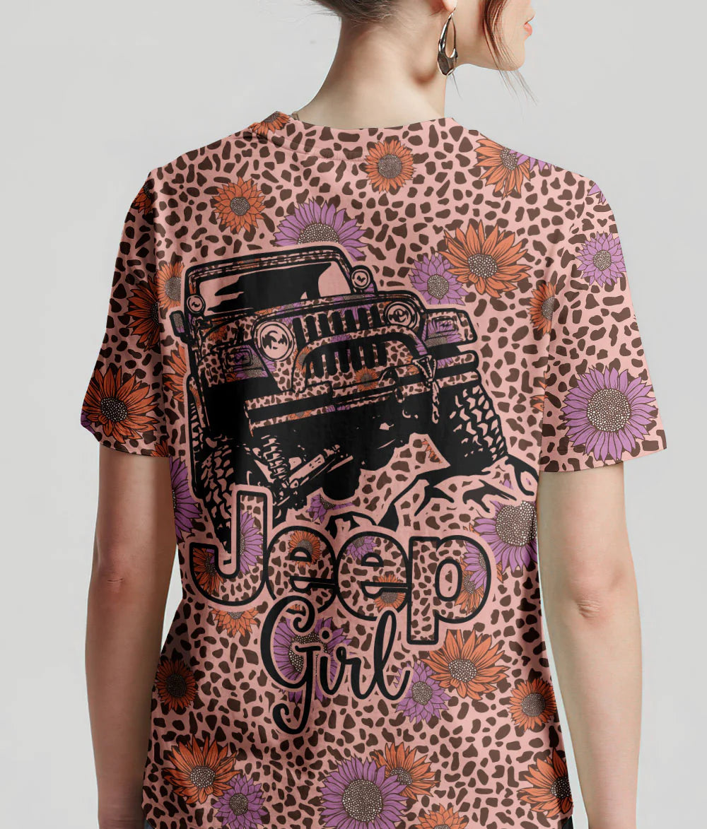 jeep-girl-sunflower-leopard-t-shirt