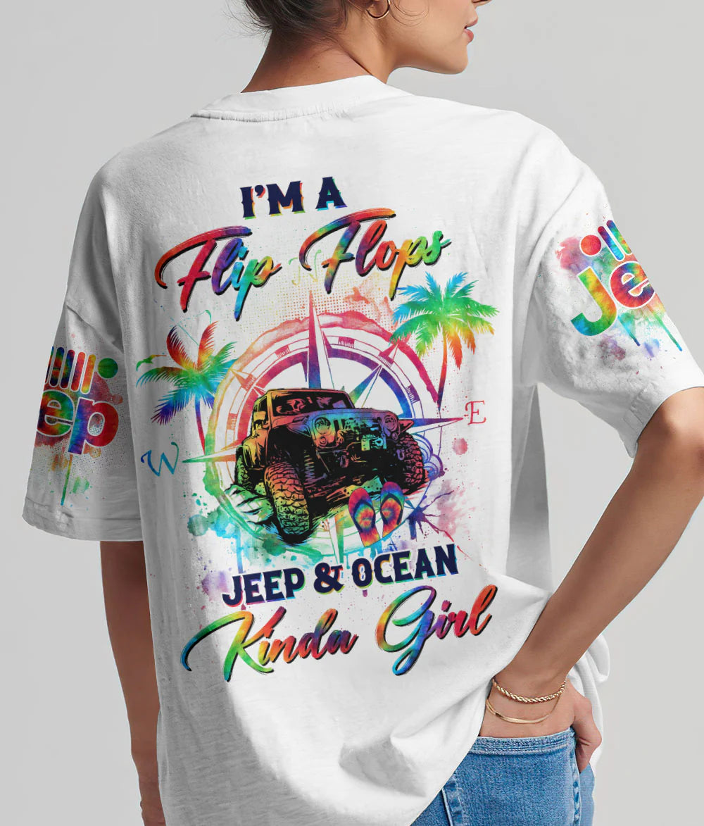 flip-flops-jeep-ocean-kinda-girl-compass-t-shirt