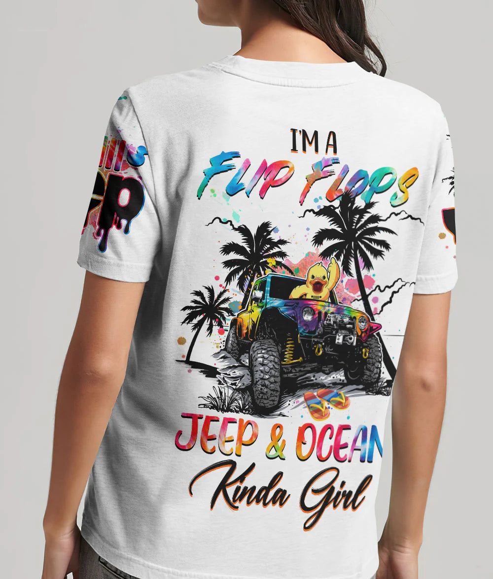 flip-flops-funny-duck-jeep-ocean-kinda-girl-colorful-t-shirt