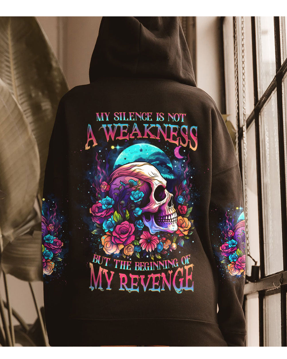 My Silence Is Not A Weakness Skull Hoodie