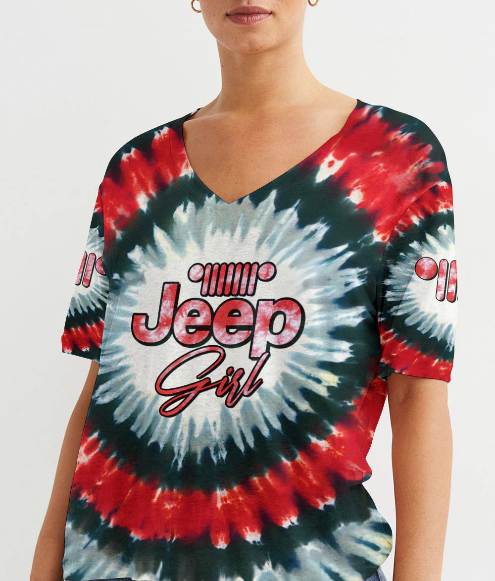 some-jeep-girls-have-tattoos-tie-dye-women-v-neck-t-shirt