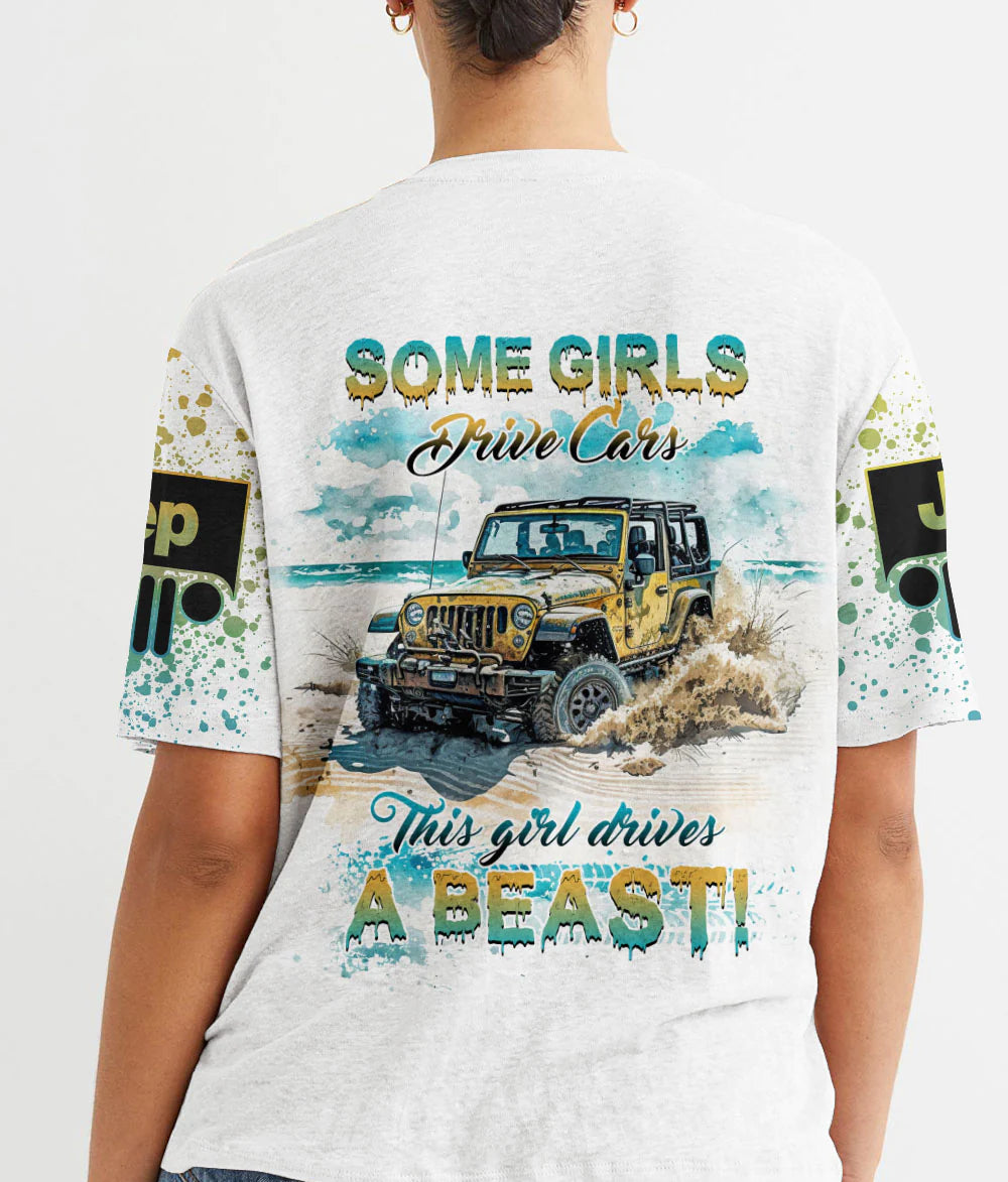 beach-vibes-this-girl-drives-a-beast-jeep-v-neck-t-shirt