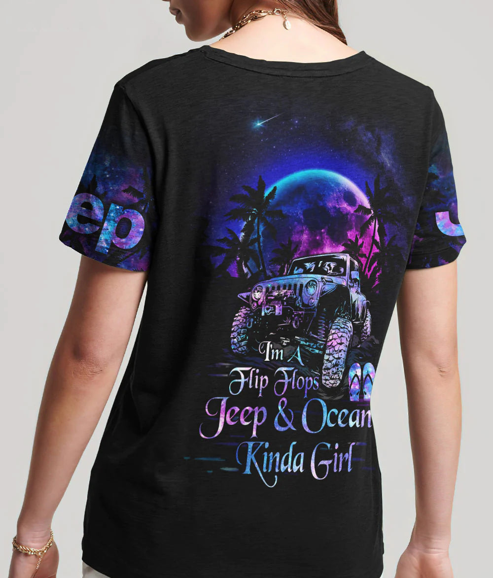 flip-flops-jeep-ocean-kinda-girl-moon-women-v-neck-t-shirt