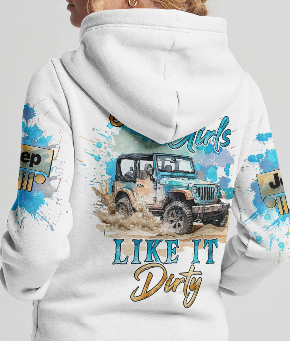 muddy-jeep-girls-like-it-dirty-watercolor-hoodie