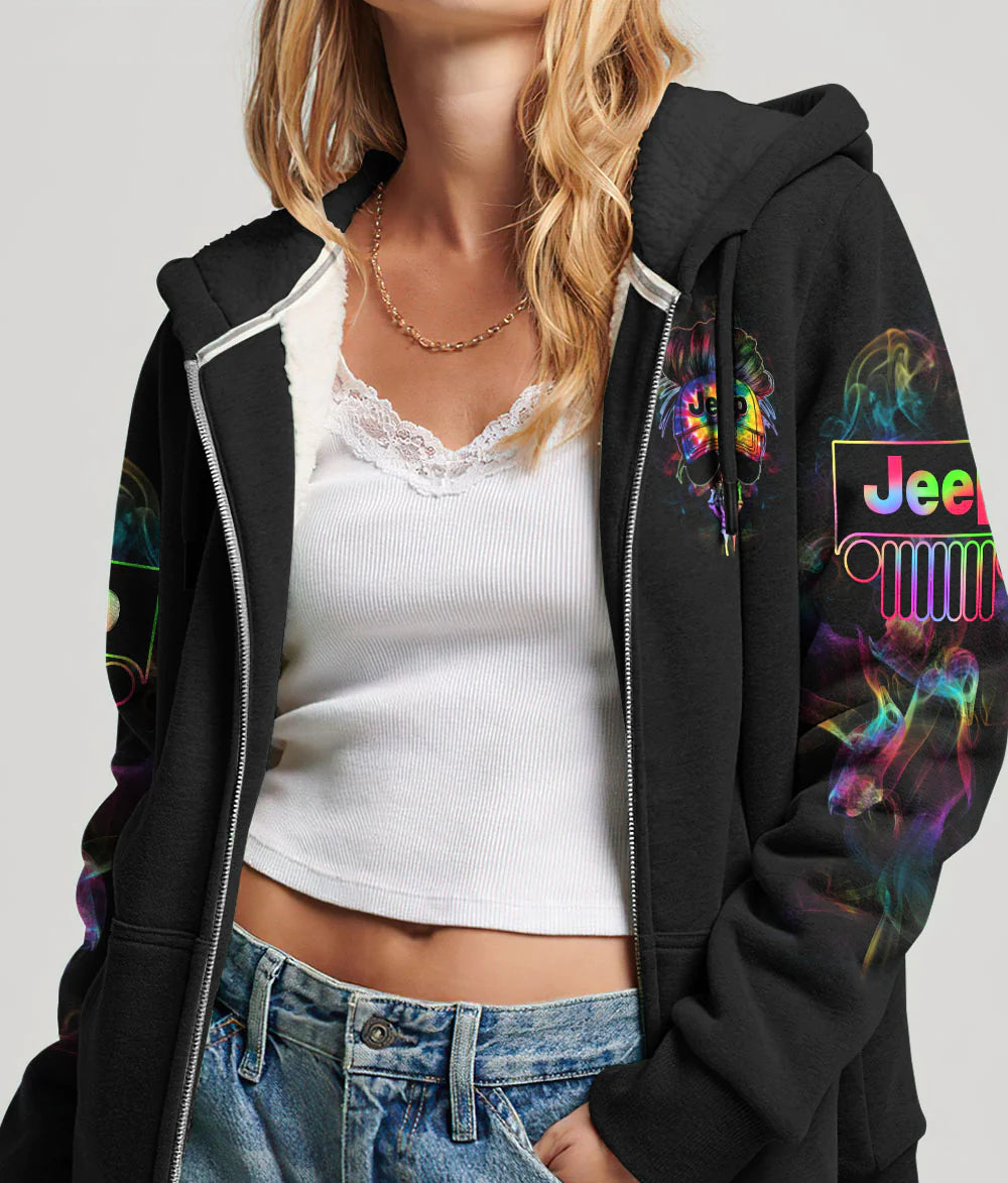 neon-jeep-girl-i-am-who-i-am-hoodie