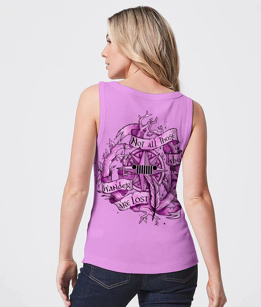 not-all-who-wander-are-lost-compass-jeep-tank-top