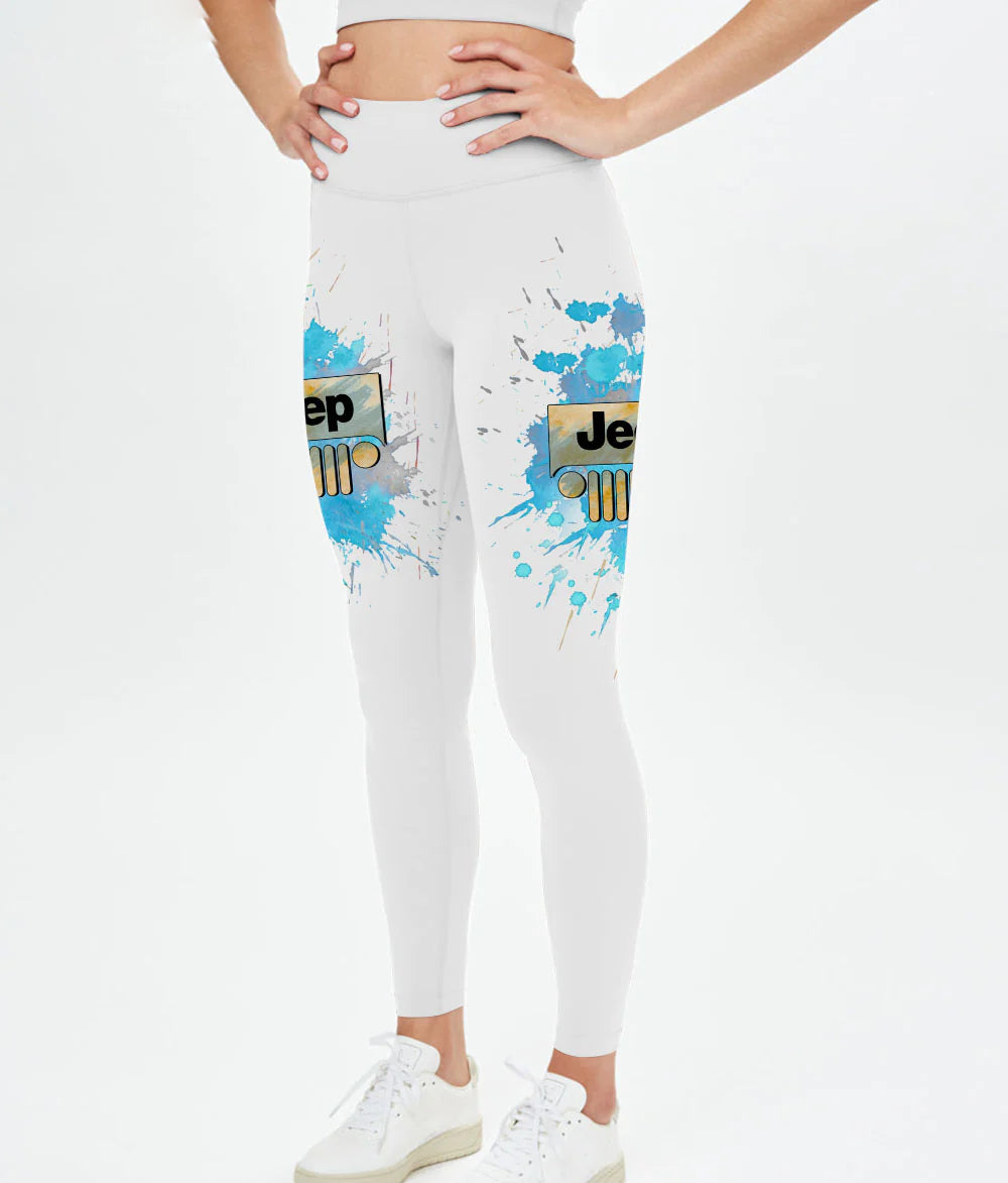 muddy-jeep-girls-like-it-dirty-watercolor-leggings