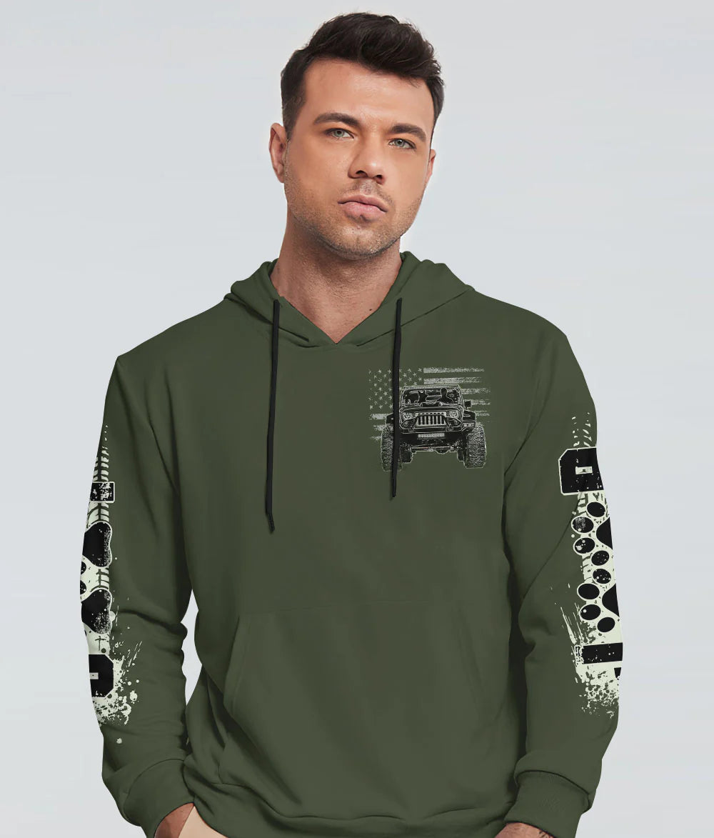 a-man-his-dog-and-his-jeep-military-green-hoodie