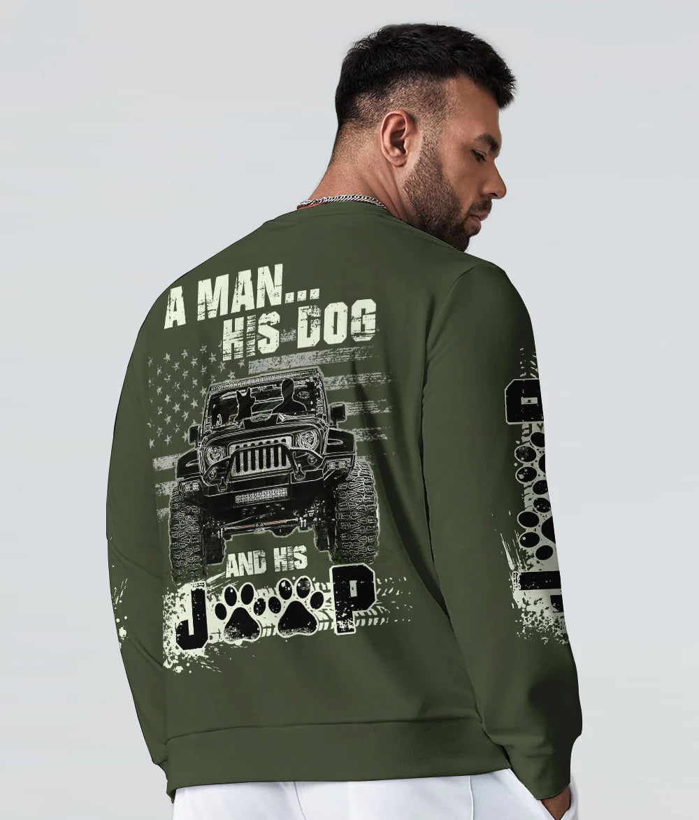 a-man-his-dog-and-his-jeep-military-green-sweatshirt