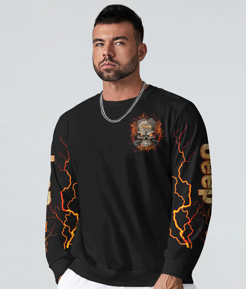 never-underestimate-an-old-jeep-man-fire-skull-sweatshirt