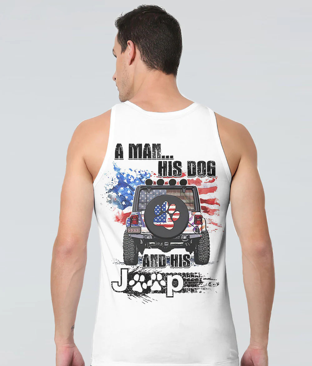 road-trippin-with-my-furry-buddy-jeep-flag-tank-top