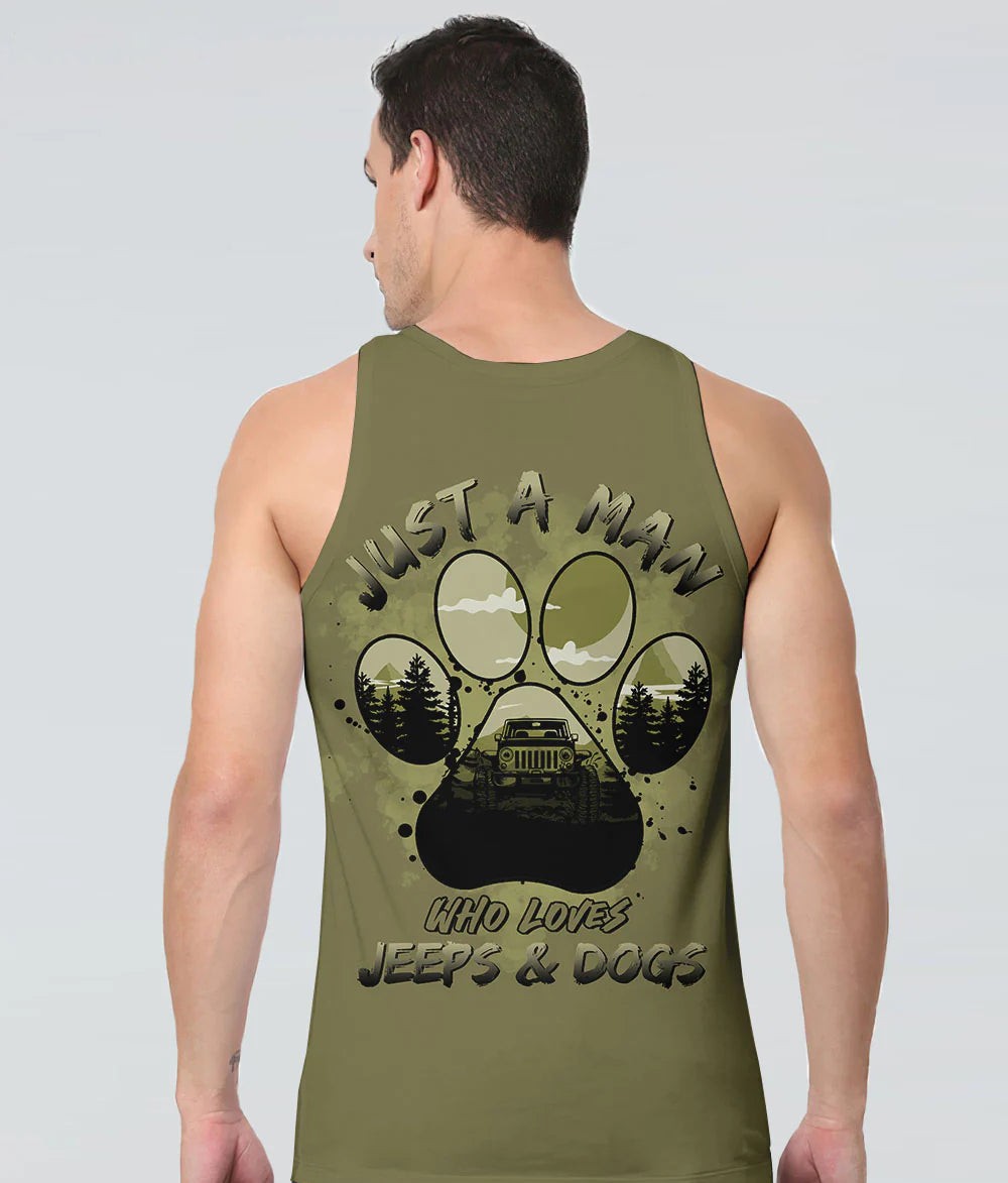 just-a-man-who-loves-jeeps-and-dogs-tank-top