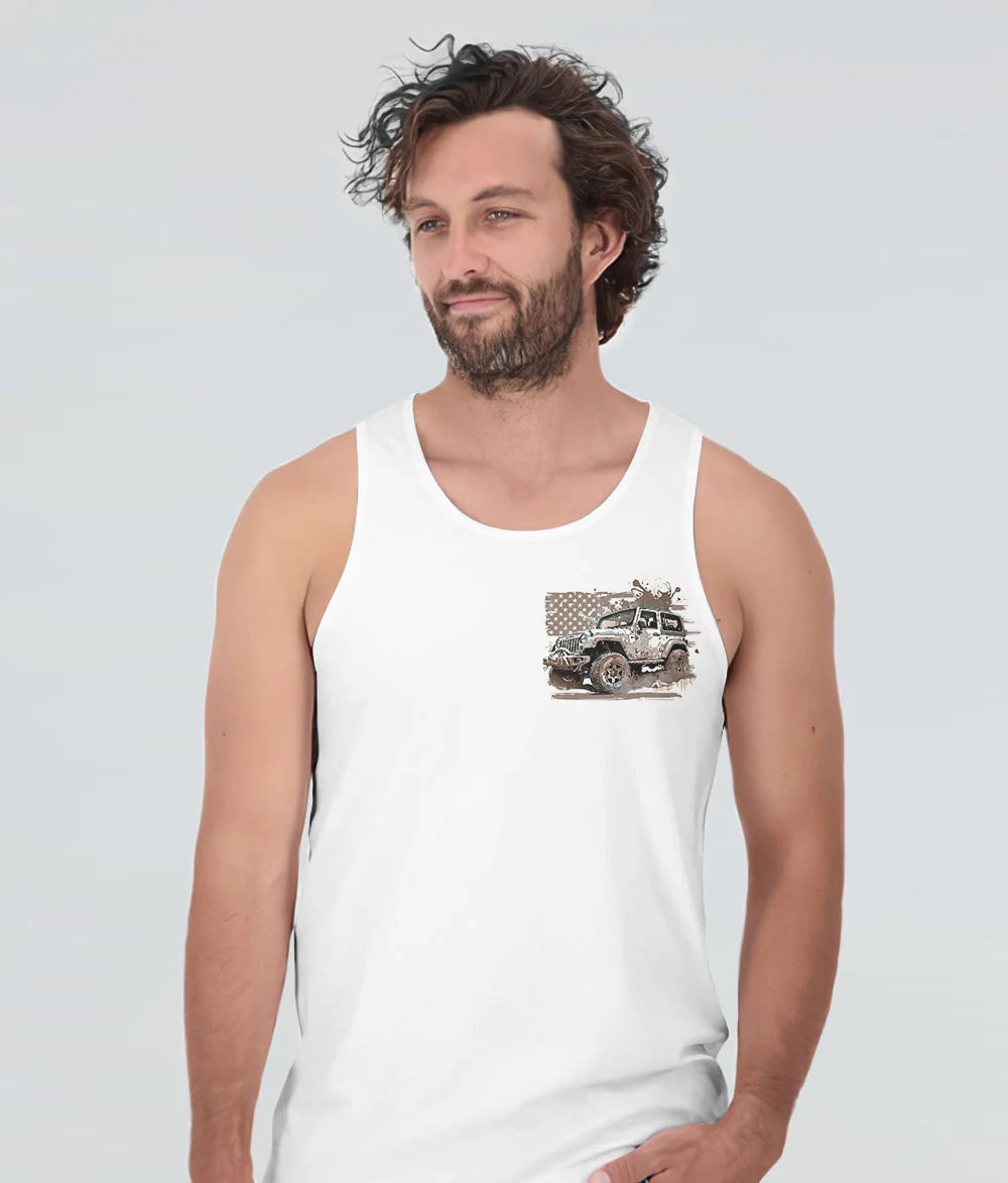 muddy-jeep-never-underestimate-an-old-man-tank-top