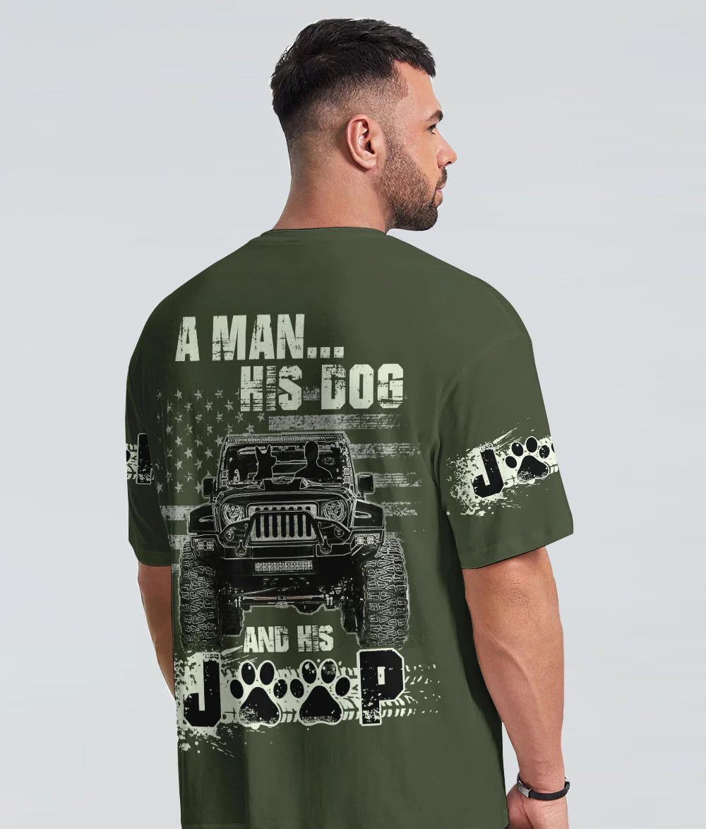 a-man-his-dog-and-his-jeep-military-green-t-shirt