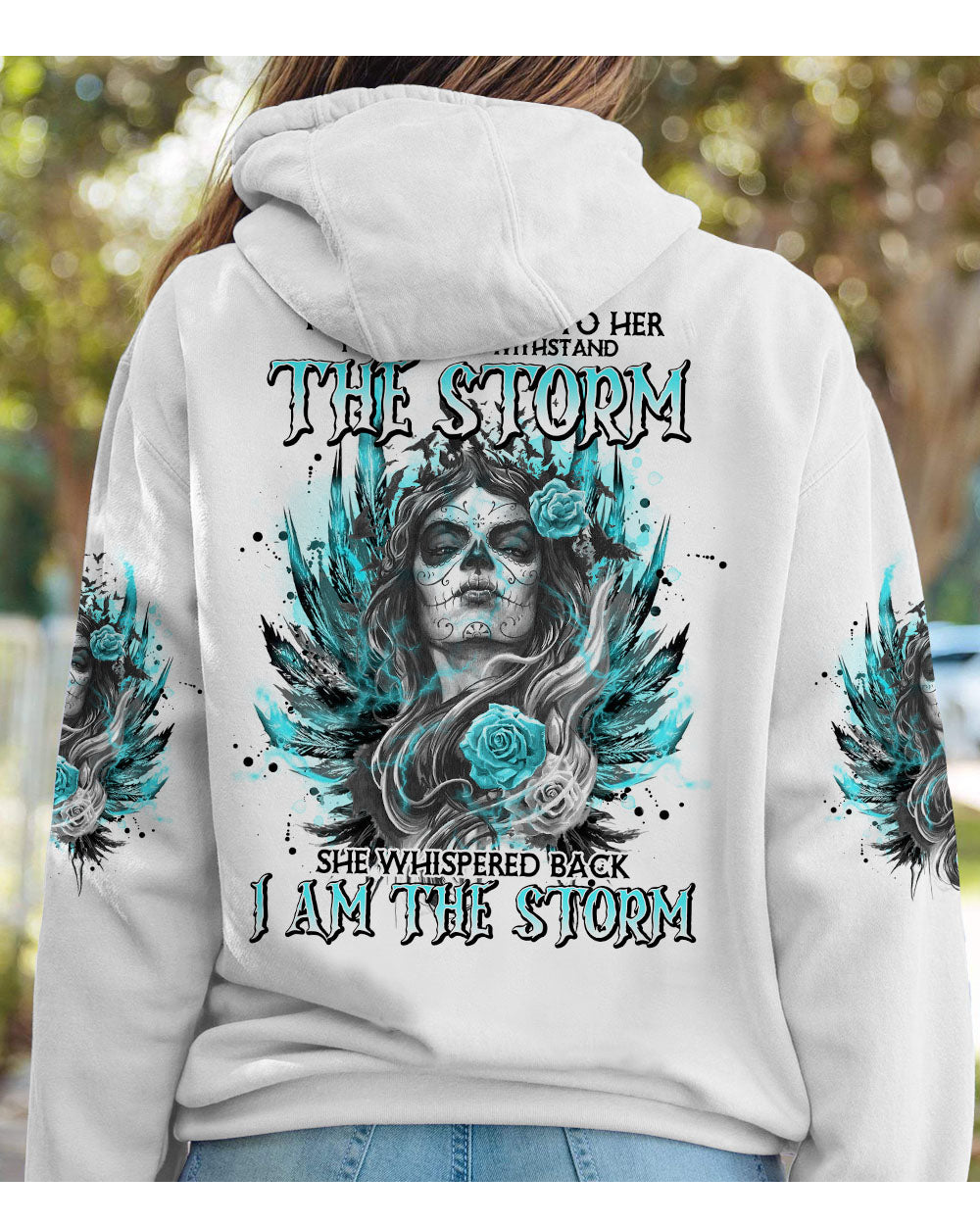 I Am The Storm Sugar Skull Hoodie