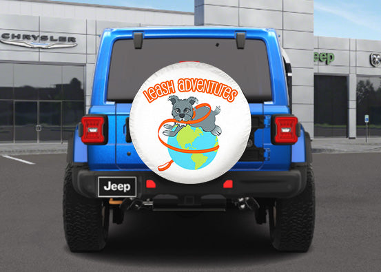 Jeep Tire Covers - Spare Tire Cover Leash Adventures LT8