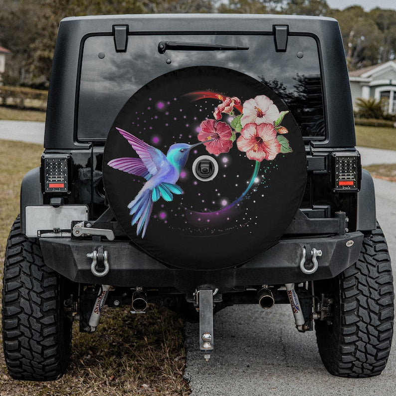 Humming Bird Lovers Spare Tire Cover