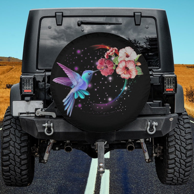 Humming Bird Lovers Spare Tire Cover