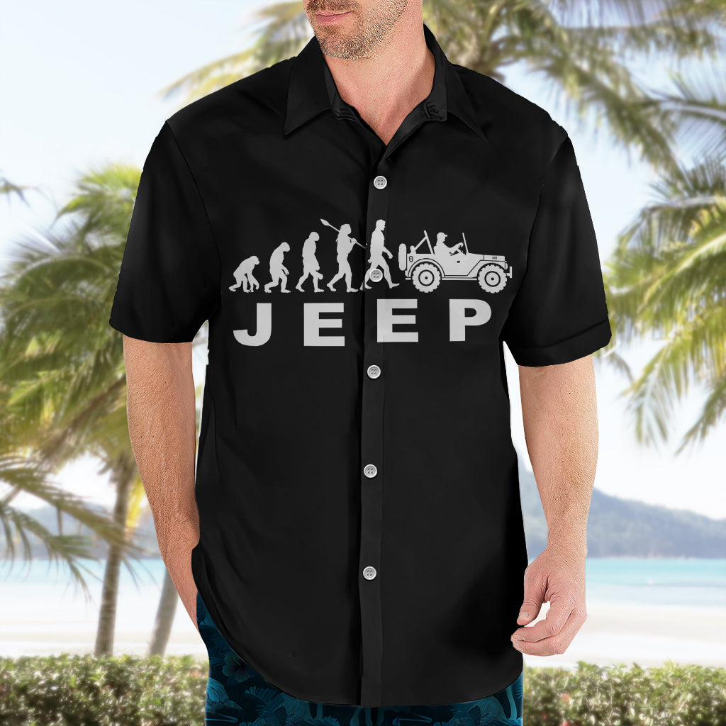 jeep-evolution-hawaiian-shirt-black