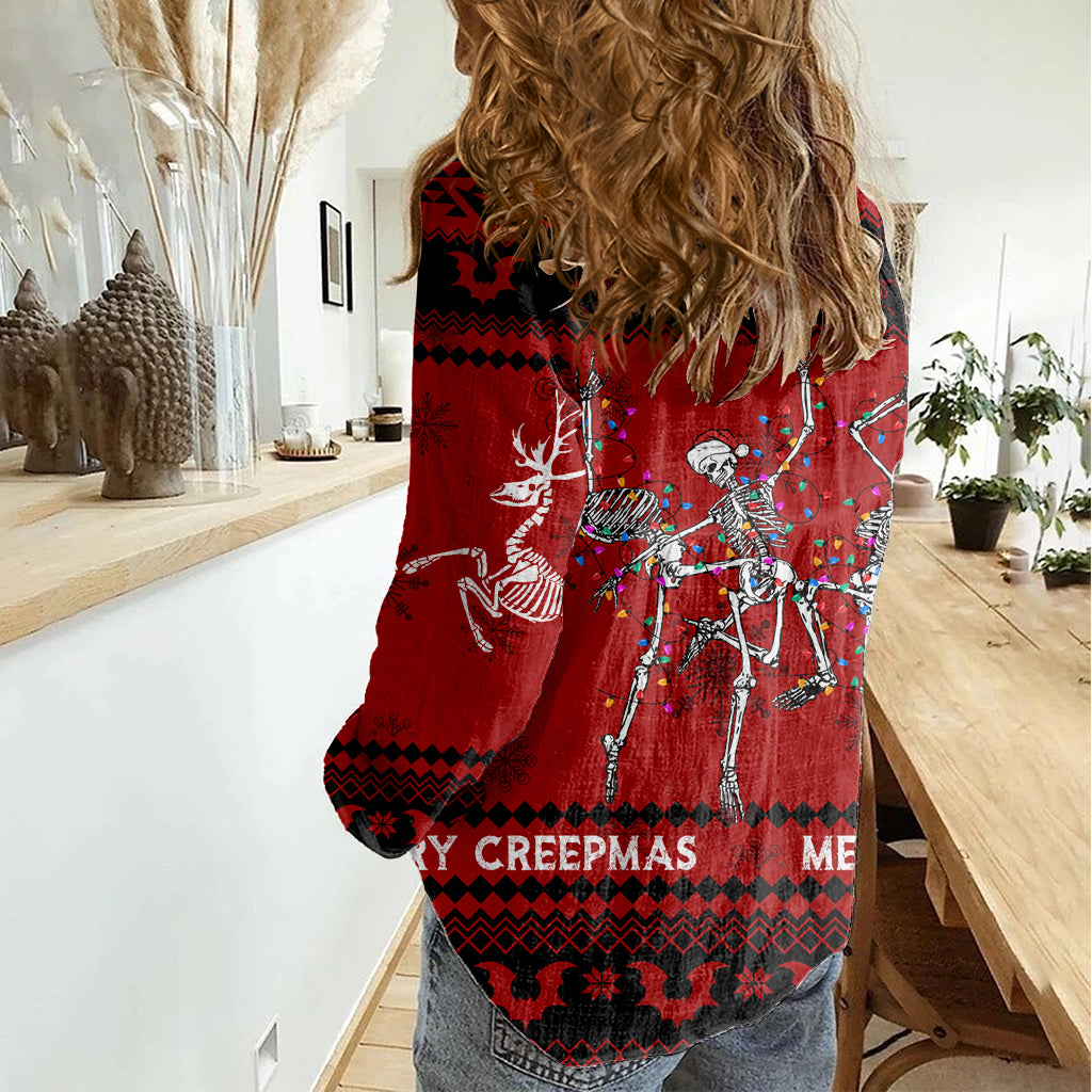 christmas-women-casual-shirt-jolly-skull-merry-creepmas