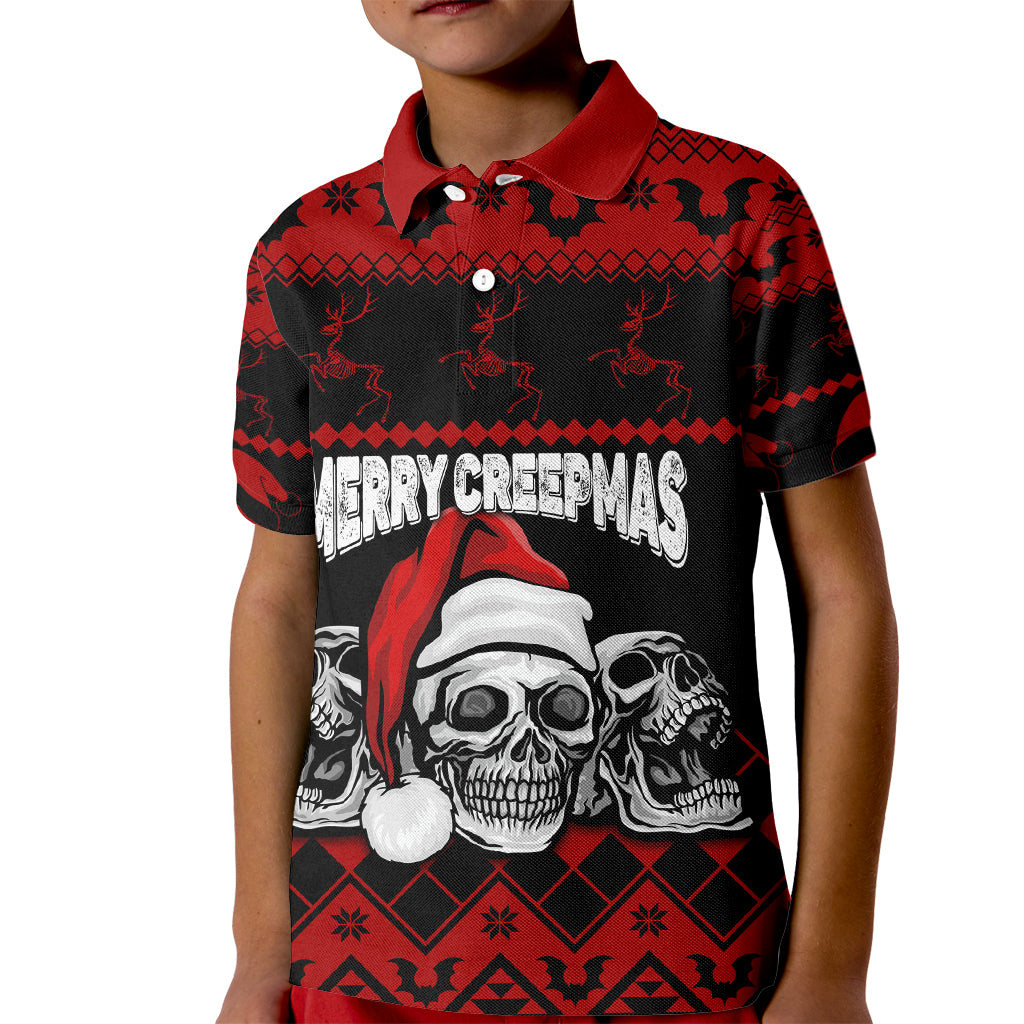 custom-christmas-kid-polo-shirt-gothic-skull-creepmas