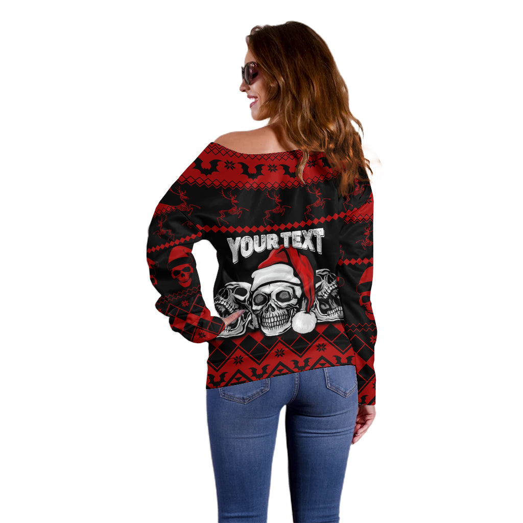 custom-christmas-off-shoulder-sweater-gothic-skull-creepmas