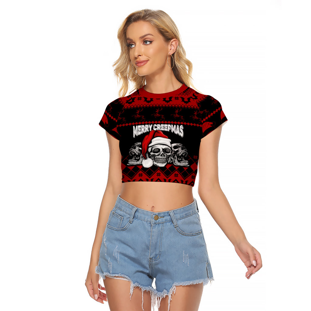 custom-christmas-raglan-cropped-t-shirt-gothic-skull-creepmas