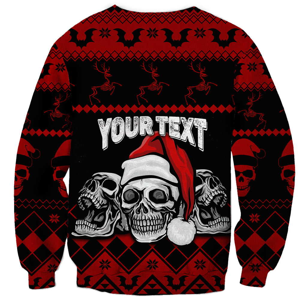 custom-christmas-sweatshirt-gothic-skull-creepmas