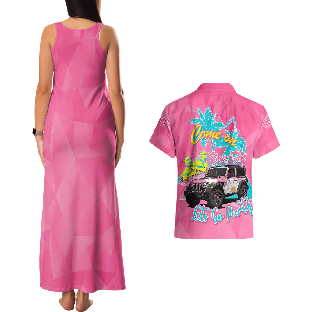 personalised-jeep-girl-couples-matching-tank-maxi-dress-and-hawaiian-shirt-doll-pink-party